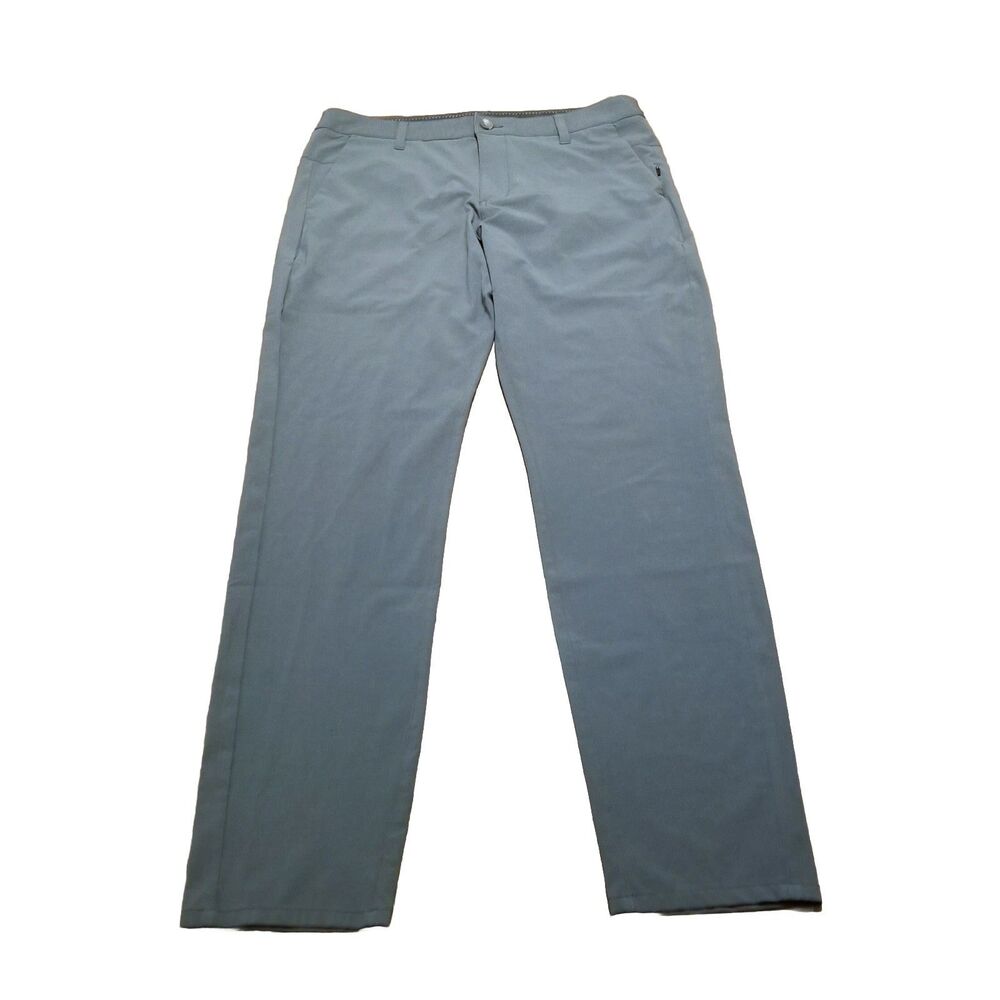 Vuori Aim Pants Men's Size 32 Gray Golf Chino Stretch Lightweight (33x31.5) V431